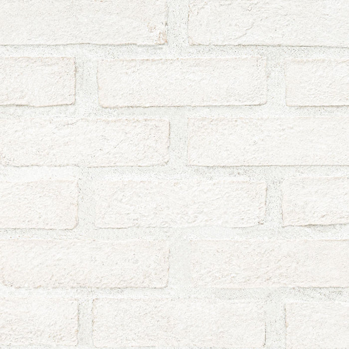 MSI - Brickstaks - 2.25 in. x 7.5 in. Clay Brick Mosaic Tile - Alpine White