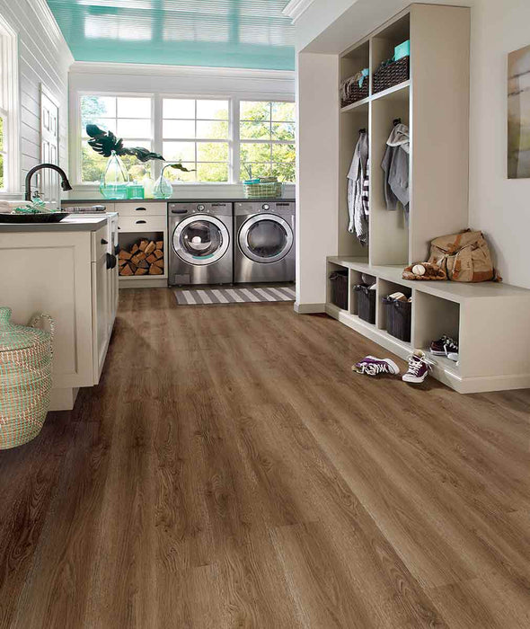MSI - Ashton - 7 in. x 48 in. Hybrid Rigid Core - Bergen Hills - Mud Room Install
