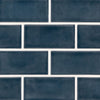 See MSI - Highland Park - 3 in. x 6 in. Bay Blue Subway Tile