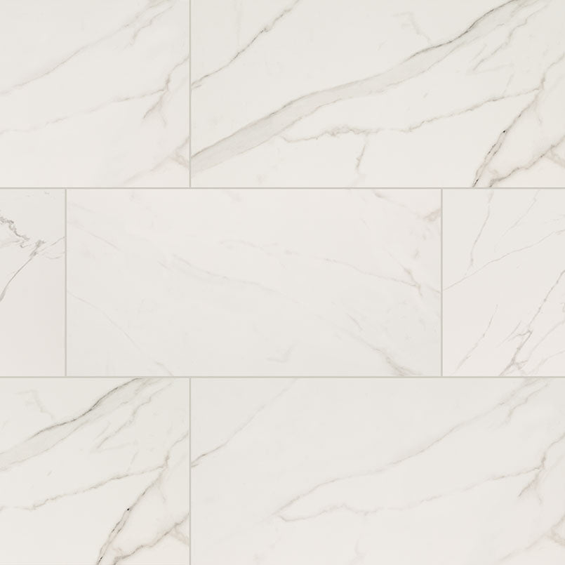 MSI - Kaya 24 in. x 48 in. Porcelain Tile - Calacatta Venato Matte