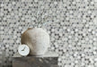 Bellagio - Aragon Hills Collection Glass Hex Mosaic - Ventura Heights wall installation