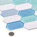 Bellagio - Modular Garden Collection Glass and Stone Mosaic - Lucia Isle