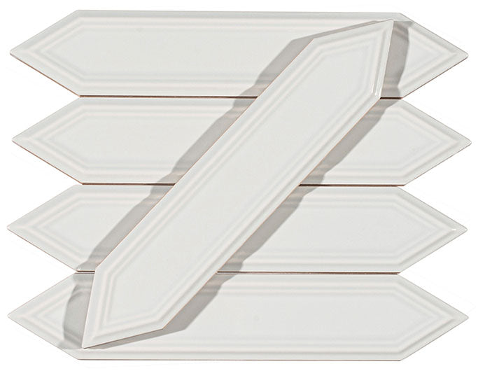 Bellagio - Orleans Collection - 2&quot; x 8&quot; Beveled Ceramic Picket Tile - Lafayette Quarter