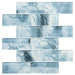 Bellagio - Legend 2" x 6" Glass Subway Mosaic - Minerva Frost