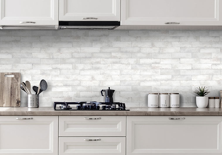 Bellagio Tile - Rustico Collection 3" x 11" Ceramic Subway Tile - Natu ...
