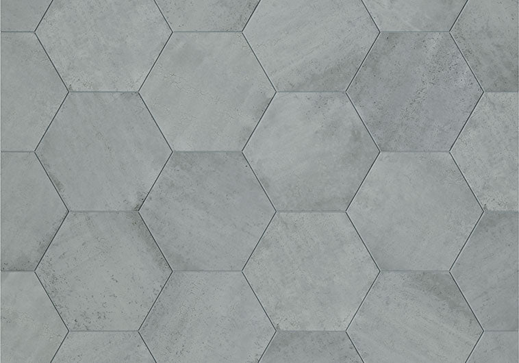 Bellagio - Metropolitan Collection - 9&quot; x 10&quot; Porcelain Hex Tile - Miami Hexagon