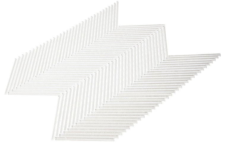 Bellagio - Viola Capri Collection - Glass Herringbone Mosaic - Sorrento Coast