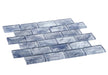 Bellagio - Frothy Swirls Collection - Glass Brick Mosaic - Lounge Mist