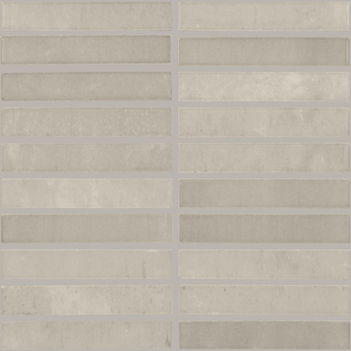 Daltile - Miramo 1 in. x 6 in. Ceramic Mosaic - Sand