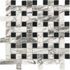 See Daltile - Divinium 1 in. x 3 in. Porcelain Basketweave Mosaic - Calypso