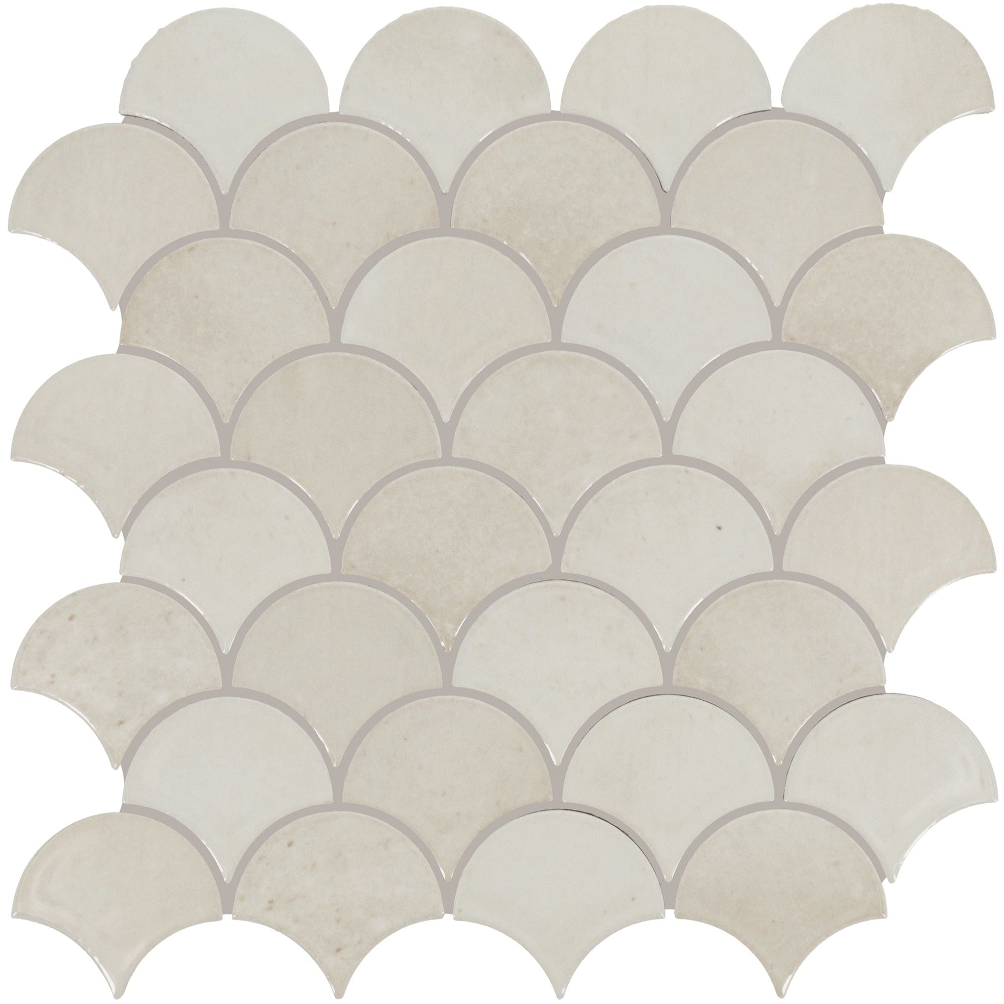 Daltile - Miramo 3 in. Ceramic Mosaic - Pearl