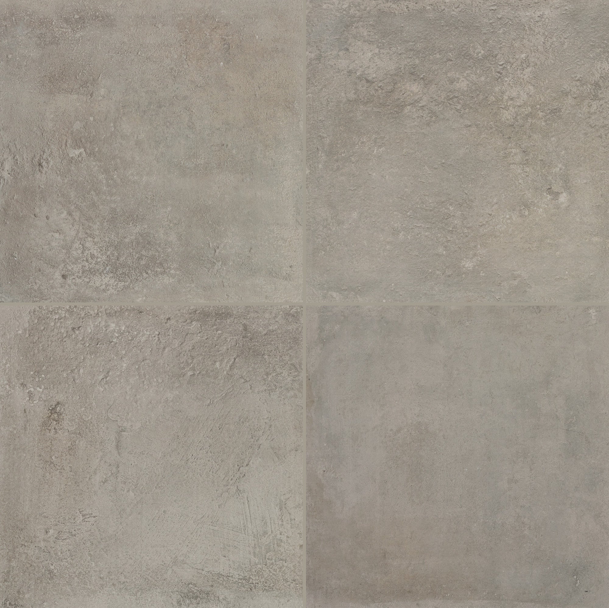 Daltile - Rekindle 24 in. x 24 in. Colorbody Porcelain Tile - Medium Grey