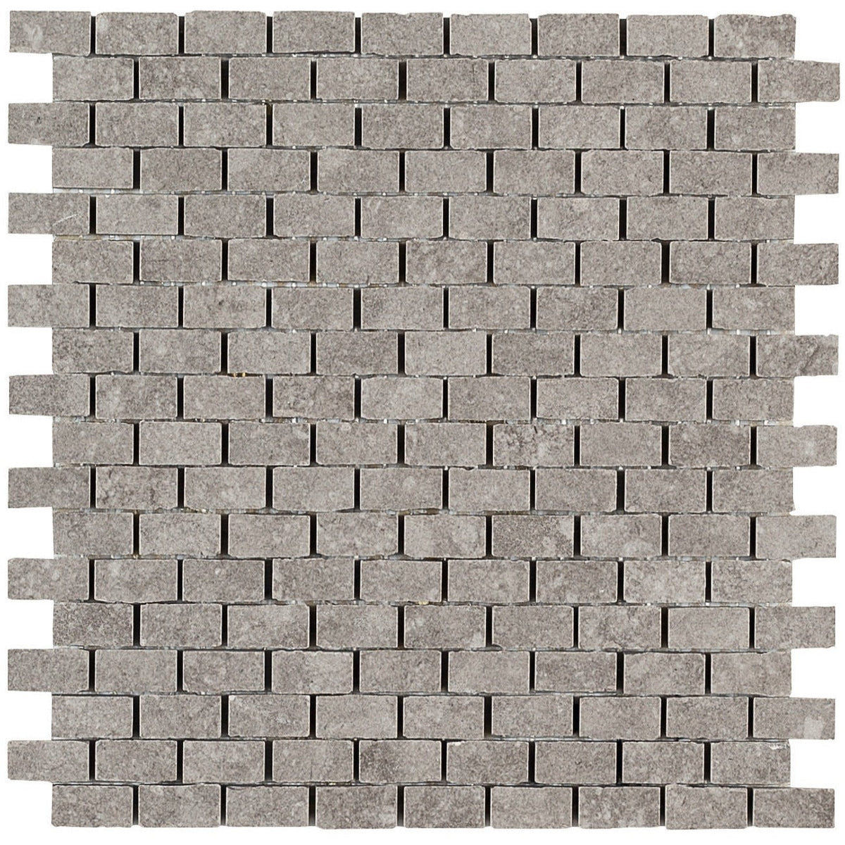 Daltile - Diplomacy - Porcelain Brick Mosaic - Light Grey