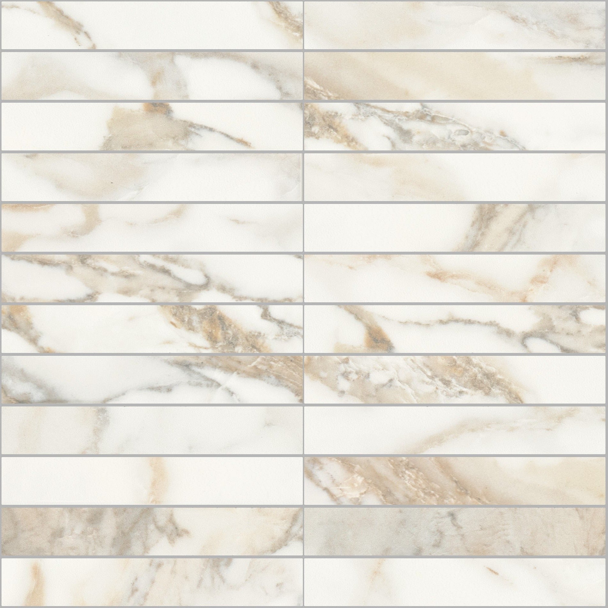 Daltile - Divinium 1 in. x 6 in. Porcelain Straight Joint Mosaic - Nova