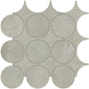 See Daltile - Rekindle Colorbody Porcelain Canvas Dot Mosaic - Light Grey