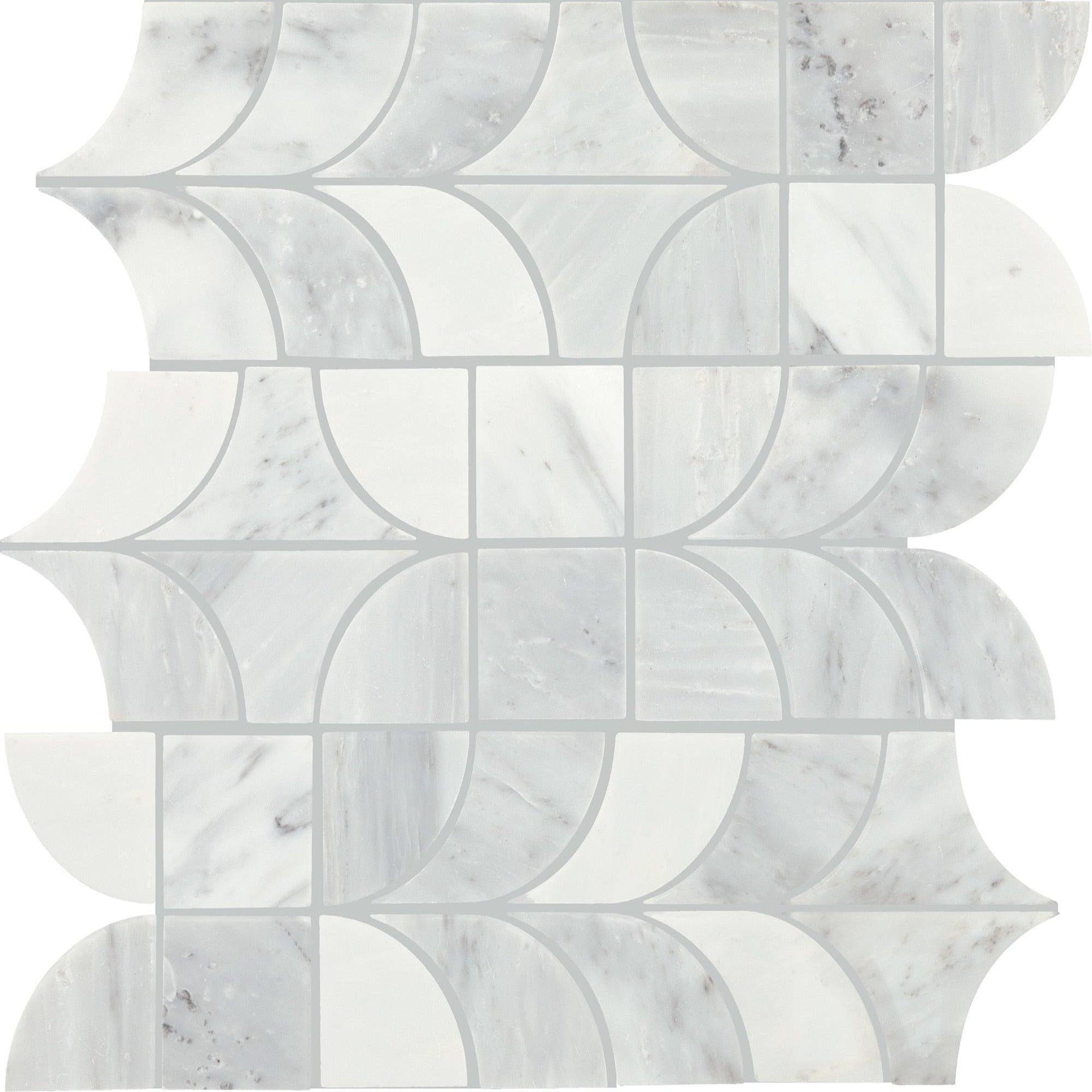 Daltile - Gamma - Natural Stone Patchwork Mosaic - Mystic