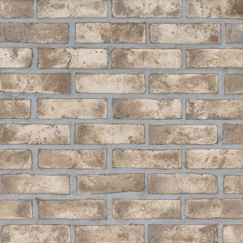 MSI - Brickstaks - 2.25 in. x 7.5 in. - Clay Brick Mosaic Tile - Doverton Gray