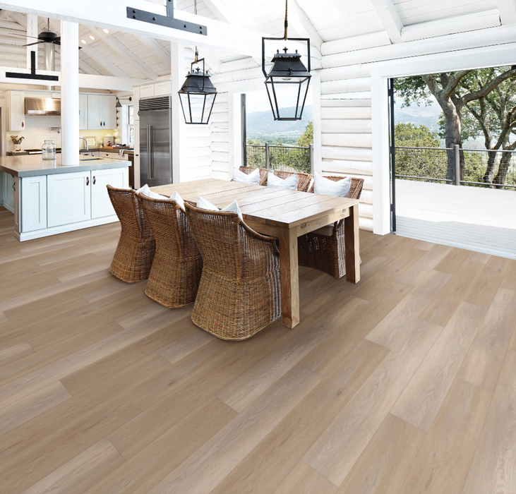 COREtec Pro Plus XL Enhanced HD - 9" x 72" - Bedford Oak Room Scene