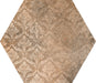 Tesoro - Abadia Hex Collection 9" x 10" Porcelain Hex Tile - Deco