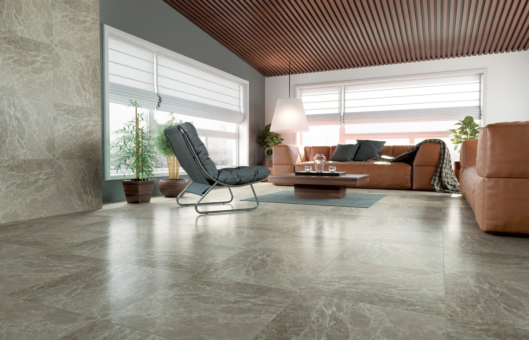 Tesoro - Hydra Series - 12 in. x 24 in. Matte Porcelain Tile - Silver