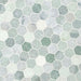 MSI - Icelandic Green 2" Hexagon Mosaic - Polished Variation