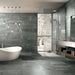 Arizona Tile - Reside USA Series - 24" x 24" Rectified Porcelain Tile - Black floor installation