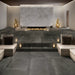 Arizona Tile - Reside USA Series - 24" x 48" Rectified Porcelain Tile - Black floor installation