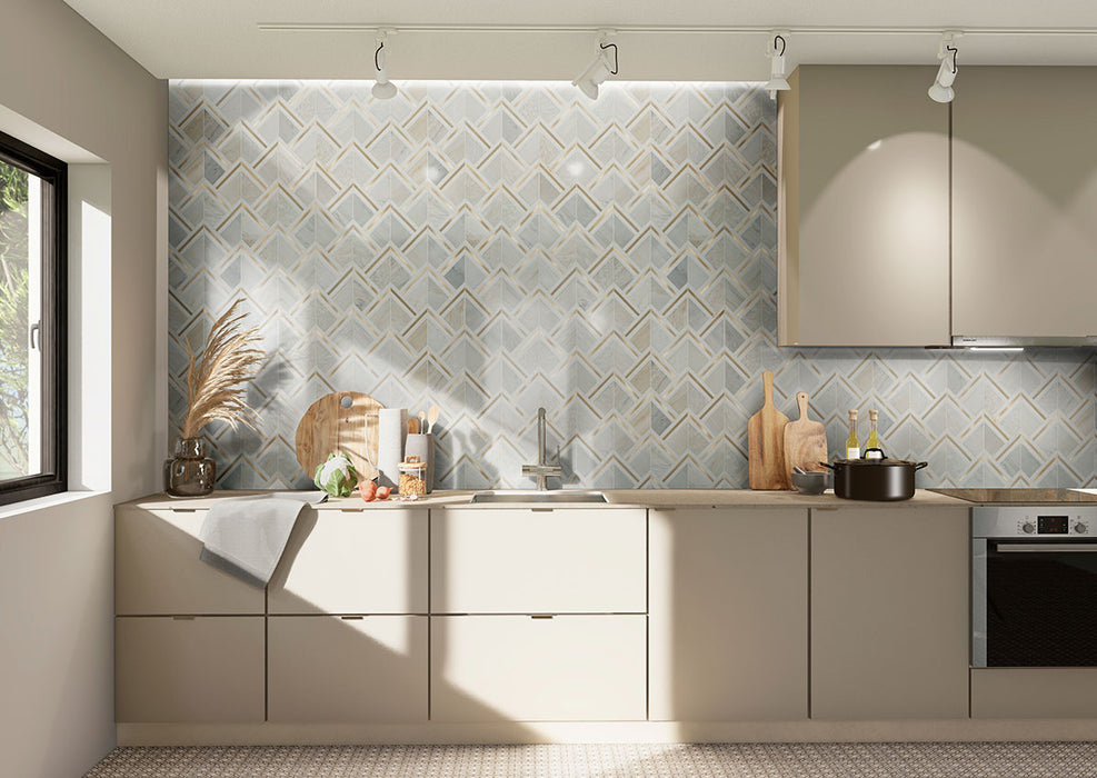 MSI - Luxor - Kona Gold Pattern Kitchen Install