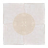 See Lungarno - Melody 5 in. x 5 in. Wall Tile - Chloe Decor - Easton White
