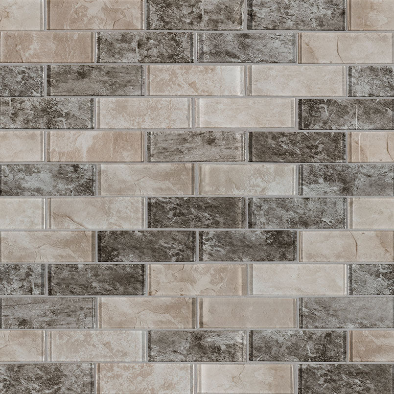 MSI - Savoy - 2 in. x 6 in. Glass Subway Tile Mosaic
