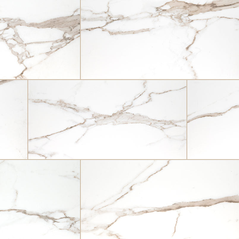 MSI - Savoy 12 in. x 24 in. Matte Porcelain Tile - Crema