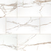 See MSI - Savoy 12 in. x 24 in. Polished Porcelain Tile - Crema
