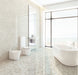 Emser Tile - Terazio 24 in. x 24 in. Glazed Porcelain Tile - Bianco Installed