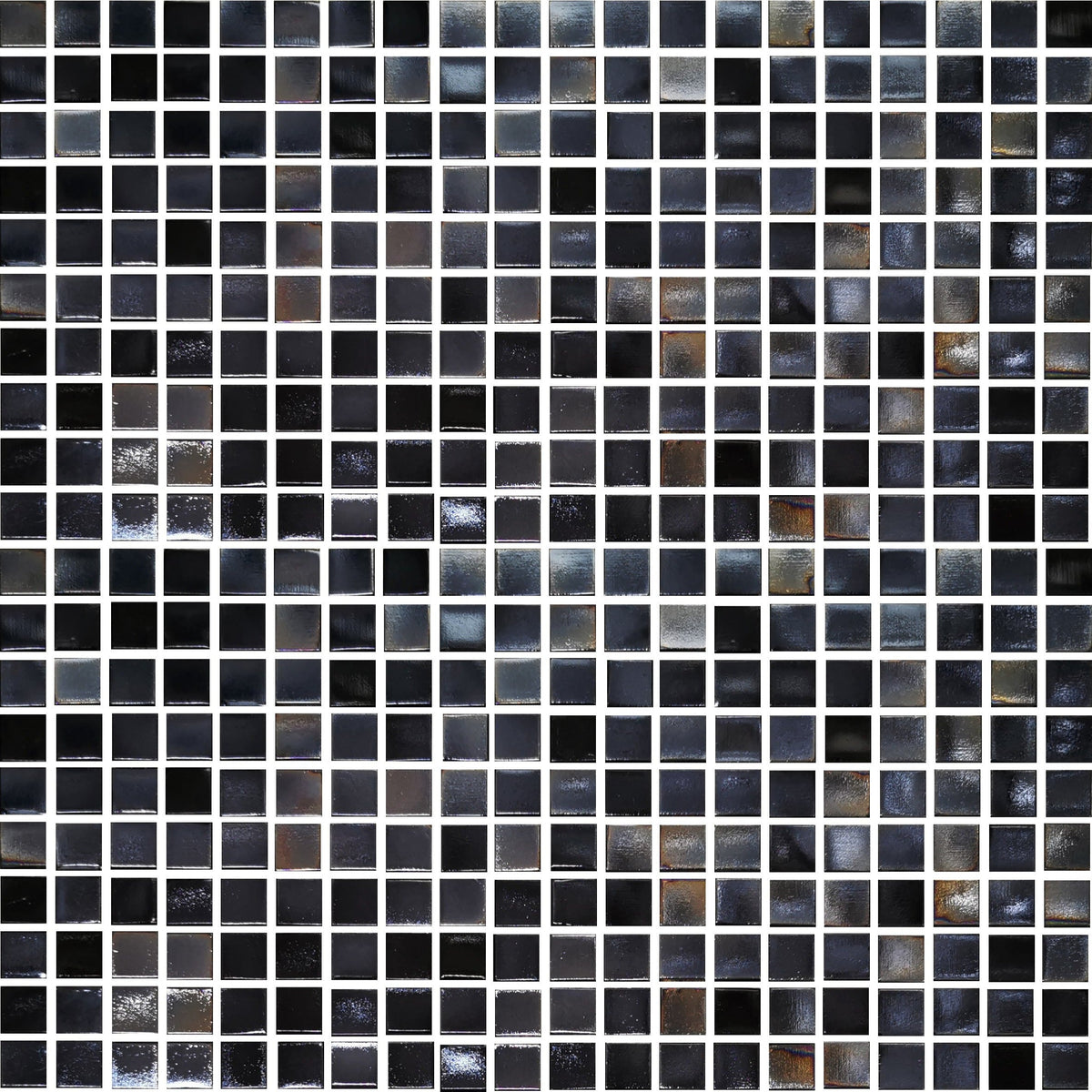 Emser Tile - Galore - Glass Mosaic - Black
