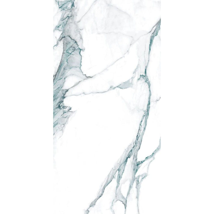 Elysium - Calacatta Fantasy 24 in. x 48 in. Porcelain Tile - Green