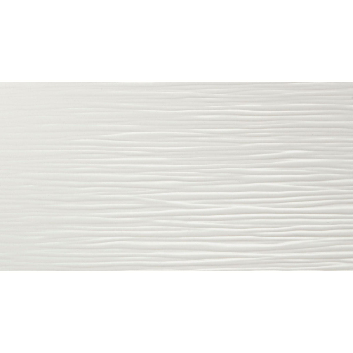 Arizona Tile - 3D Series - 12&quot; x 22&quot; Ceramic Tile - White Wave