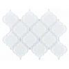 See Elysium - Aladdin White Shining Glass Arabesque Mosaic