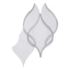 See Elysium - Prestige Large White 8.75 in. x 11 in. Marble Mosaic