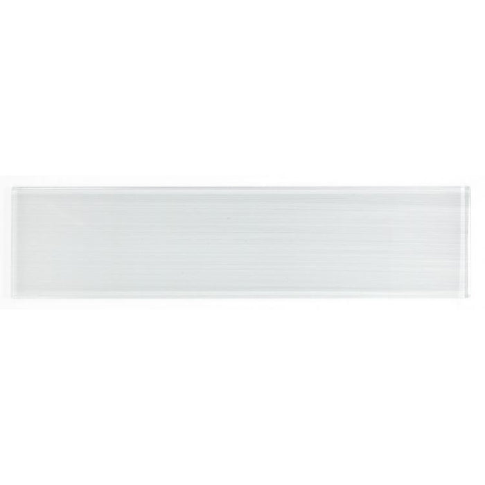 Elysium - Lucy Light 4 in. x 16 in. Glass Mosaic