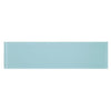 See Elysium - Lucy Mint 4 in. x 16 in. Glass Mosaic