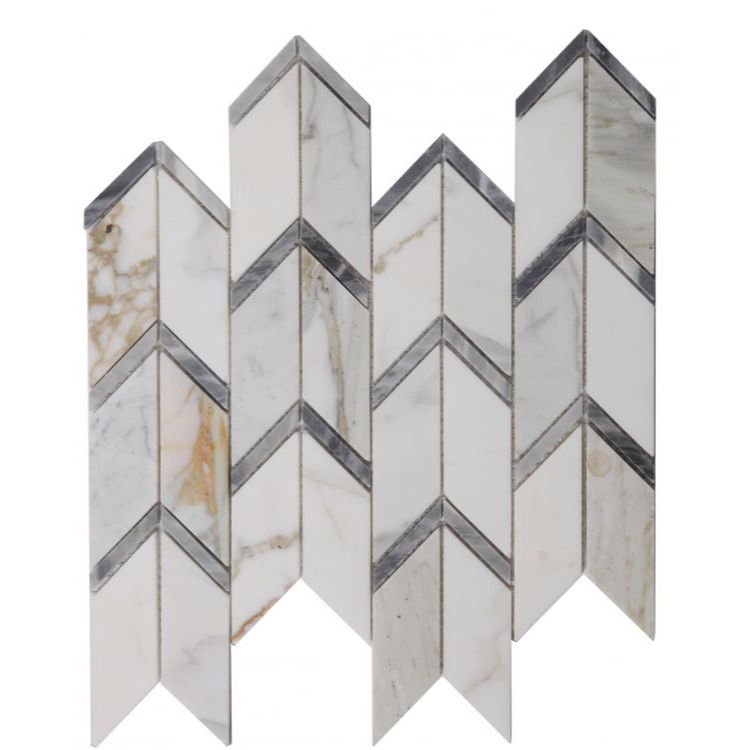 Elysium - Arrow Mosaic - Calacatta Gold