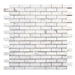 Elysium - Diana Linear Calacatta 11.75 in. x 12 in. Marble Mosaic