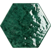 See Tesoro - Esamarine Collection Ceramic Hex Tile - Glossy Verde