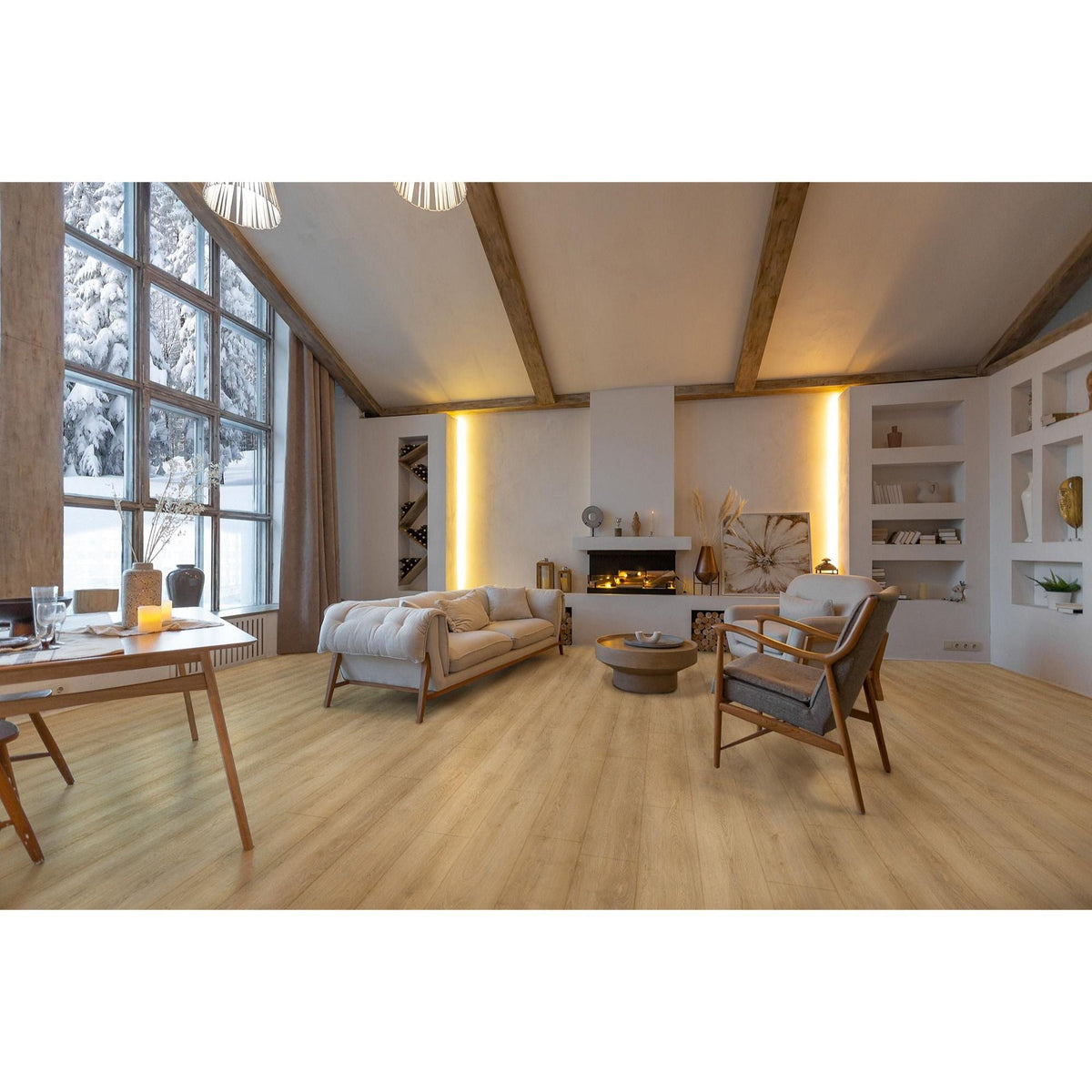 Tesoro - BossWood Luxury Engineered Planks - Sandy OakTesoro - BossWood Luxury Engineered Planks - Sandy Oak Installed