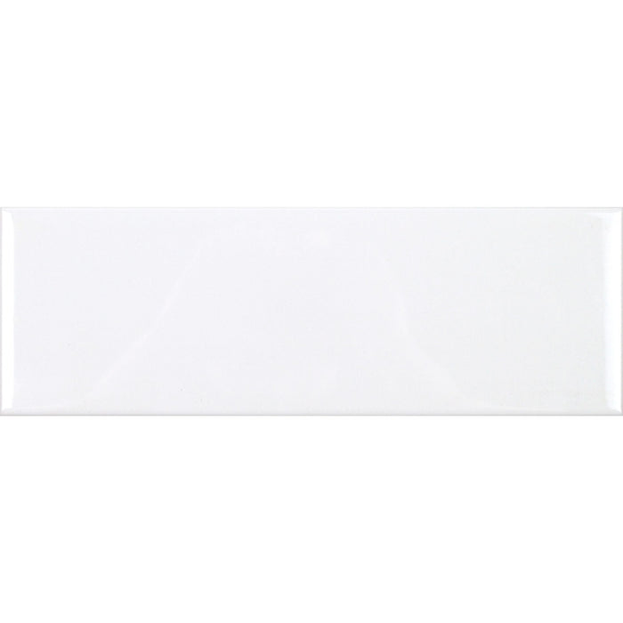 Tesoro - Classic Collection 4" x 12" Ceramic Subway Tile - Matte White