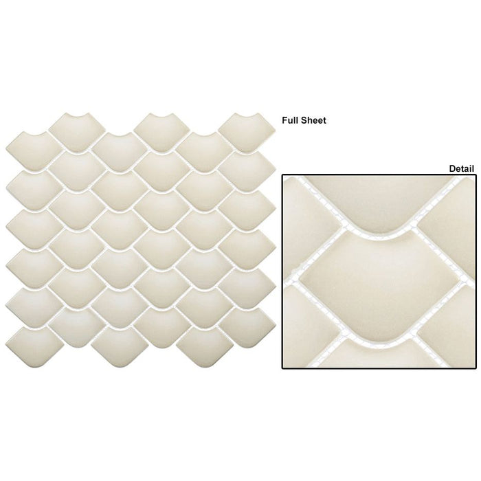 Bellagio - Mermaids Collection - Glass Fish Scale Mosaic - Aurelia