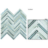 See Bellagio - Himalayan Arches Glass Herringbone Mosaic - Kamet Lonzo