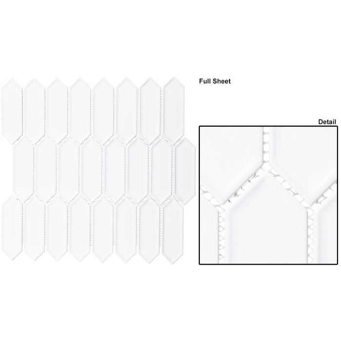 Bellagio - Decko Collection - Glass Picket Mosaic - Esprit