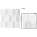 Bellagio - Decko Collection - Glass Picket Mosaic - Modern Paquin