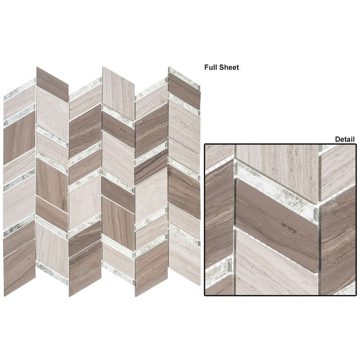 Urban Butterflies Collection - Stone and Glass Mosaic - Winged Squirrel